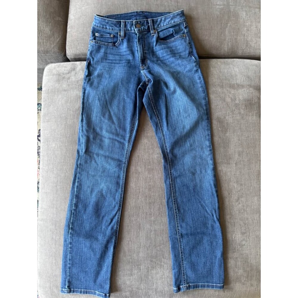 L.L. Bean BeanFlex Straight Leg Jeans Favorite Fit Women’s Size 10 M/T 507467